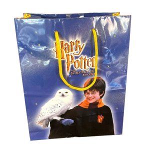 Vtg Hallmark 2001 Original Harry Potter & the Sorcerer's Stone Glossy Gift Bag